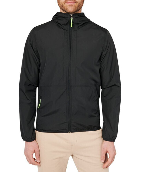 Men's Slim-Fit Solid Windbreaker