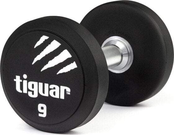 Tiguar hantel TI-WHPU0090 gumowany 1 x 9 kg