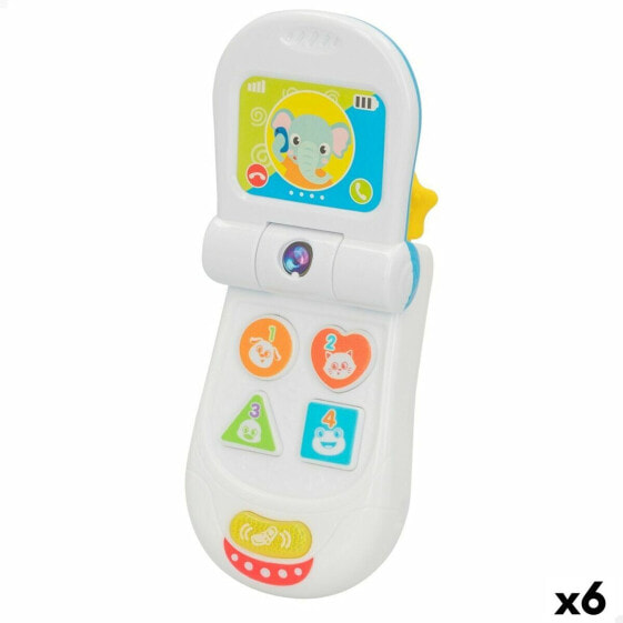 Игрушечный телефон Winfun 7 x 13,5 x 4,1 cm (6 штук)
