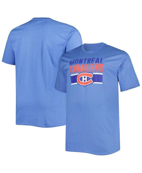 Men's Blue Montreal Canadiens Big and Tall Special Edition 2.0 T-shirt