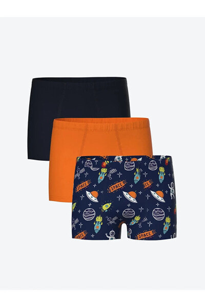 LCW Kids Baskılı Erkek Çocuk Boxer 3'lü