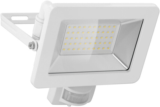 Goobay LED Outdoor Floodlight - 50 W - with Motion Sensor - 50 W - LED - 50 bulb(s) - White - White - 4000 K