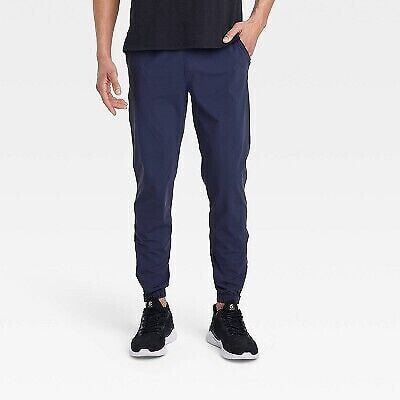 Men's Lightweight Tricot Joggers - All in Motion Navy L