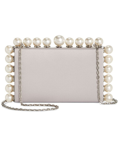 East West Embellished Pearl Clutch, Created for Macy's