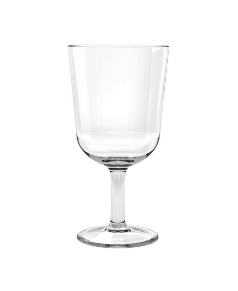 Simple Wine Glass, Clear, 16 oz., Premium Plastic, Set of 6