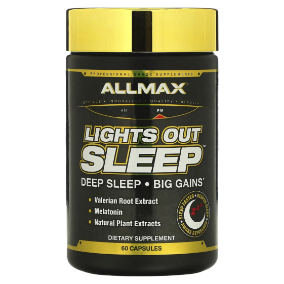 Витамины и БАДы для здорового сна ALLMAX Lights Out 60 капсул