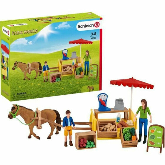 Игровой набор Schleich Mobile Farm Stable Farm World (Мобильная ферма)