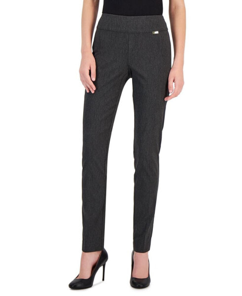 Mid-Rise Petite Tummy-Control Skinny Pants, Petite & Petite Short, Created for Macy's