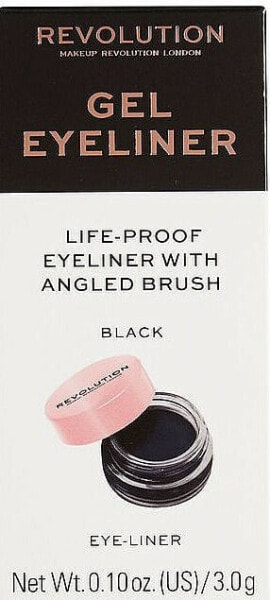 Makeup Revolution Gel Eyeliner Pot With Brush