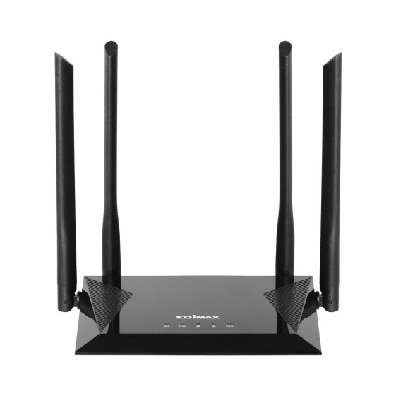 Edimax BR-6476AC - Wi-Fi 5 (802.11ac) - Dual-band (2.4 GHz / 5 GHz) - Ethernet LAN - Black - Tabletop router