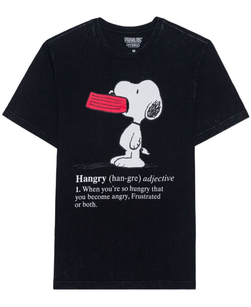 Men's Hangry Snoopy Mineral Wash Short Sleeve T-shirt