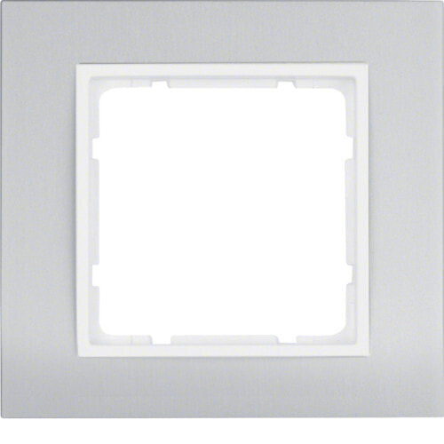 Berker 10113904 - Aluminium - White - Aluminium - Matte - Screwless - Berker - 1 pc(s)