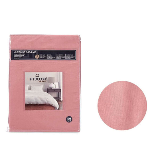 Комплект постельного белья Gift Decor Розовый Двуспальный 3 предмета