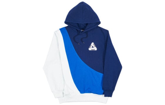 Толстовка Palace Sweeper Hood Navy/Blue/White 经典男女连帽卫衣 P14CS017