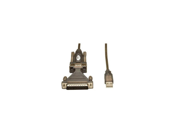 Tripp Lite Model U209-005-DB25 USB-to-Serial Cable Adapter (USB-A to DB25 M/M)