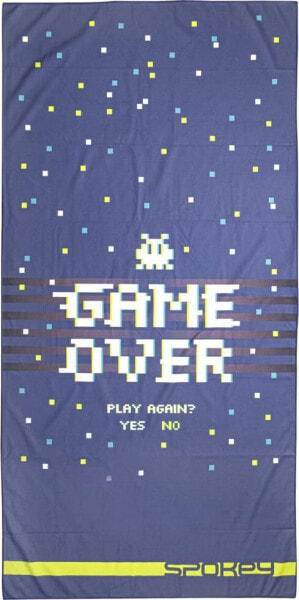 Аксессуар для плавания Spokey Рушник быстросохнущий Game Over синий