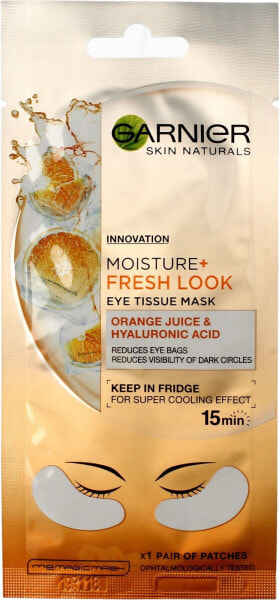 Garnier Skin Naturals Moisture + Maska w płatkach Orange Juice & Hyaluronic Acid 6g