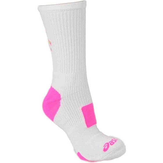 ASICS Flash Point Crew Socks Mens White Athletic ZK2261-0185