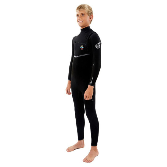 RIP CURL Flashbomb Long Sleeve Chest Zip Junior Wetsuit 4/3 mm Boy