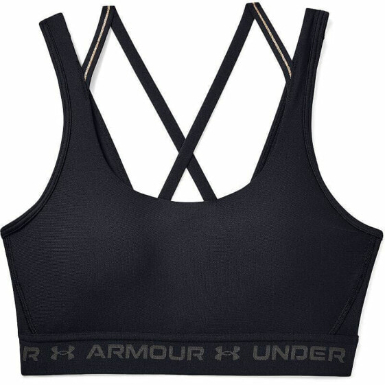 Under Armour 280145 Women's Compression Cross-Back Mid-Impact Sports Bra Size XS