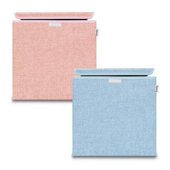 Lifeney Aufbewahrungsboxen Blau, Rosa