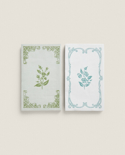 Floral print paper napkin (pack of 30)