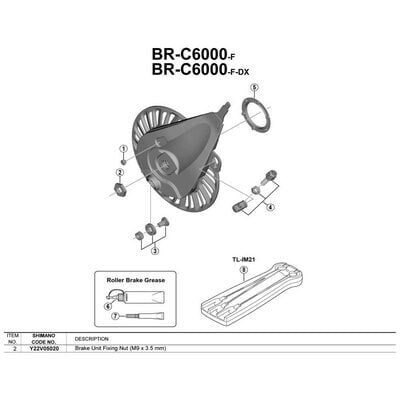 SHIMANO BR-IM41F M9 Screw