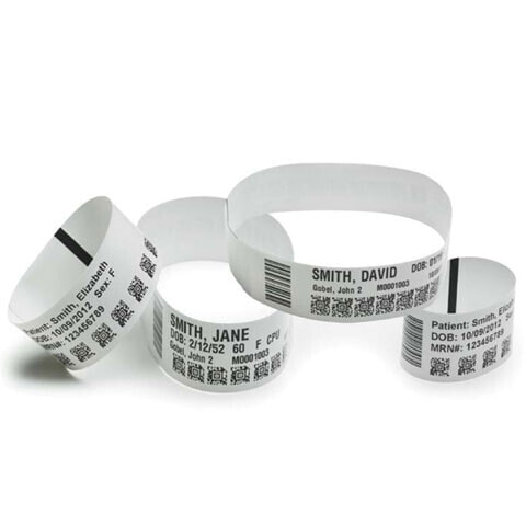 Zebra Z-Band Ultrasoft - White - 25 x 152.4 mm - 12.7 cm - 2.54 cm - 300 pc(s)