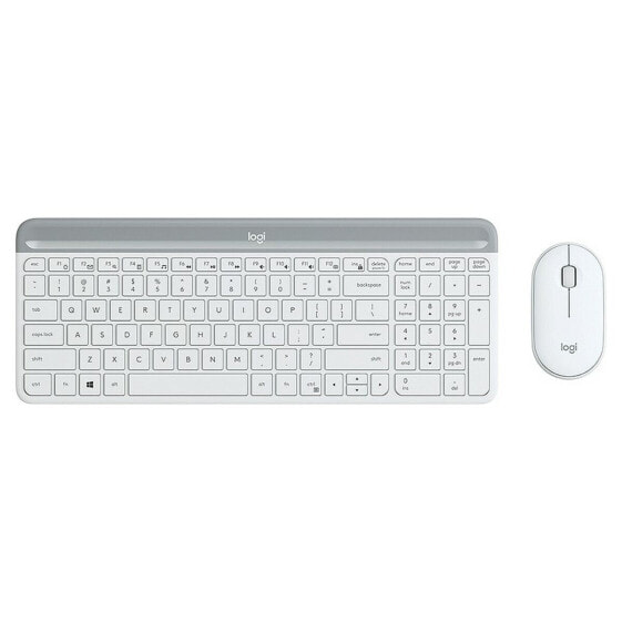 Клавиатура и мышь Logitech MK470 Белый французский AZERTY