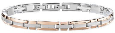 Men´s bicolor steel bracelet Cross SKR38