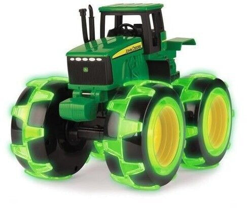 Игрушка трактор Tomy John Deere Monster Treads с светящимися колесами