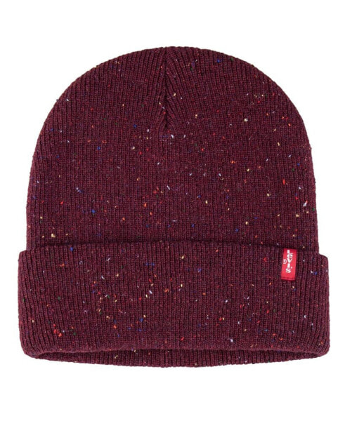 Men’s Speckled Donegal Rib Knit Cuffed Beanie