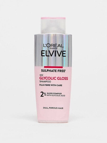 L'Oreal Paris Elvive Glycolic Gloss Shampoo for Dull Porous Hair 200ml