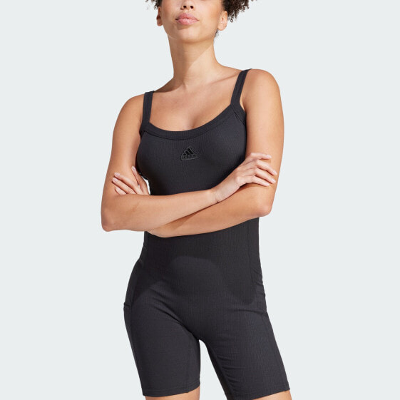 adidas women Lounge Ribbed Bodysuit