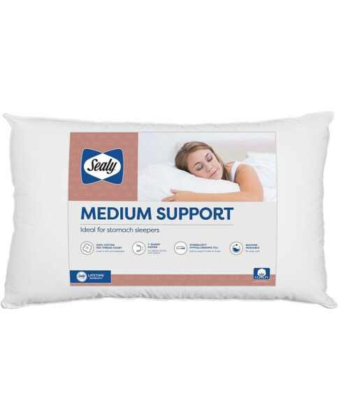 Medium Support Pillow for Stomach Sleepers, King