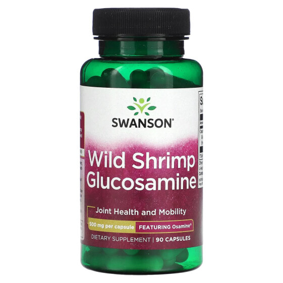 Wild Shrimp Glucosamine, 500 mg, 90 Capsules