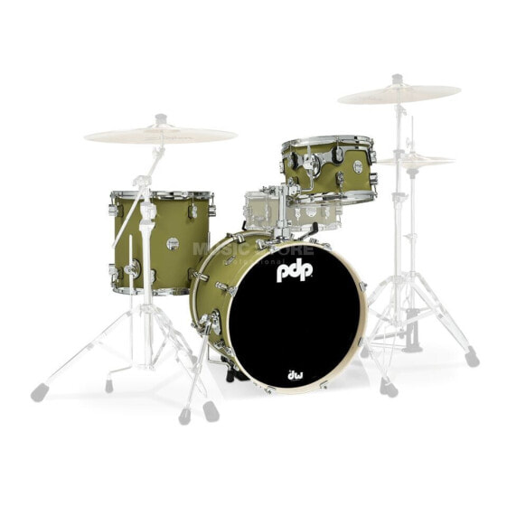 PDP Concept Maple Bop Shell Set Satin Olive