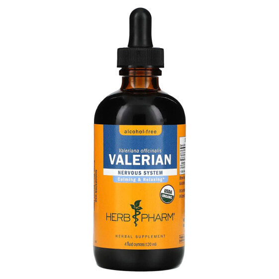 Витаминное средство для нервной системы Herb Pharm Валериана без спирта 120 мл