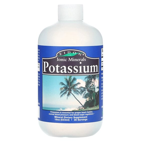 Ionic Minerals, Potassium, 18 oz (533 ml)