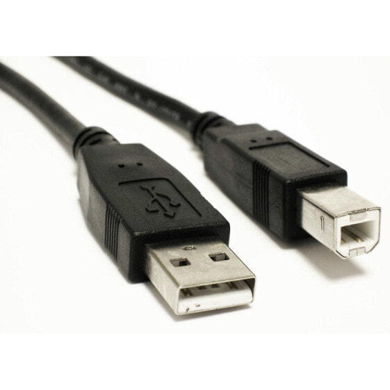 Akyga AK-USB-04 - 1.8 m - USB A - USB B - USB 2.0 - Black