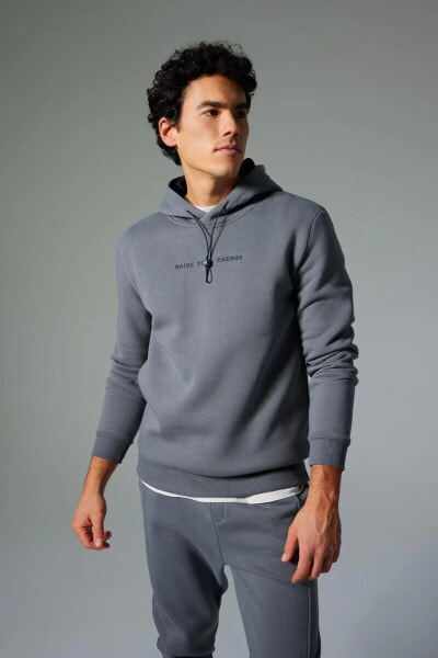 Fit Standart Fit Kapüşonlu Sweatshirt