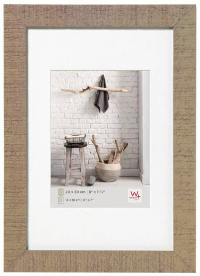 walther design HO040H - Wood - Wood - Single picture frame - 20 x 27 cm - Rectangular - 351 mm