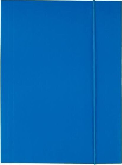 Папка файловая с резинкой D.RECT A4 синяя