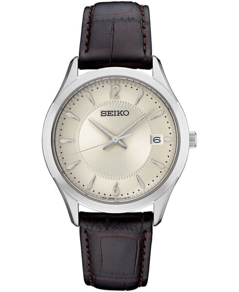 Часы Seiko Essential Brown Leather 30mm