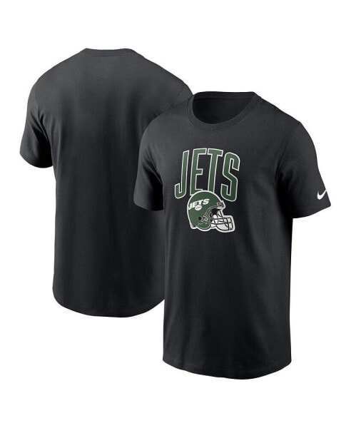 Men's Black New York Jets Team Athletic T-shirt