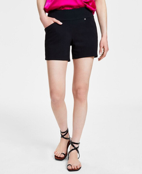 Women's Mid-Rise Pull-On Shorts, Created for Macy's