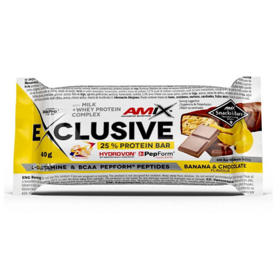 AMIX Exclusive Protein 40g Banana And Chocolate Energy Bar