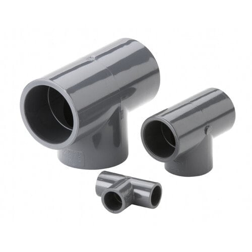 FIAP 2453 - Polyvinyl chloride (PVC) - Soil pipe tee - Gray - 90° - 6.3 cm