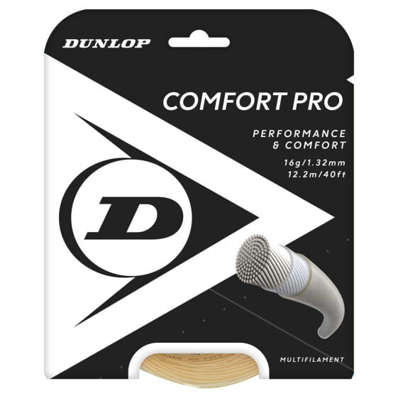 Струны для большого тенниса Dunlop Comfort Pro 12 м, одинарная строка