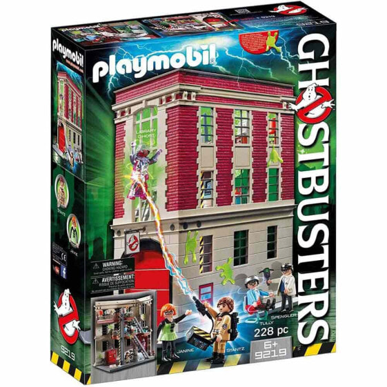 Игровой набор Playmobil Ghostbusters Fire Station Barrack (Пожарная казарма)